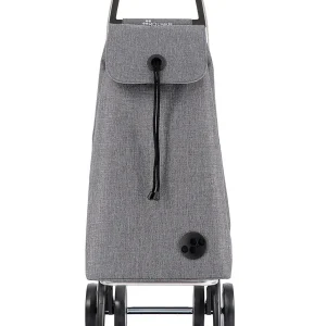 CARRO COMPRA 4 RUEDAS PLEGABLE GRIS TWEED Liquidación