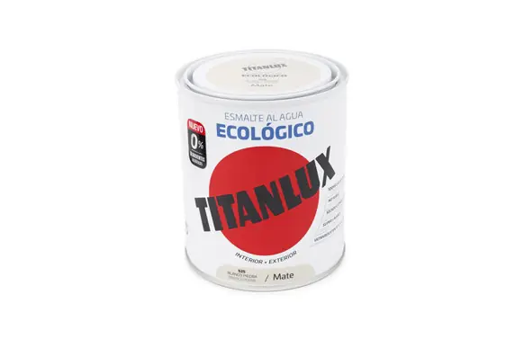 Promoción Exclusiva ESMALTE ECOLOGICO AL AGUA MATE 250 ML BLANCO PIEDRA