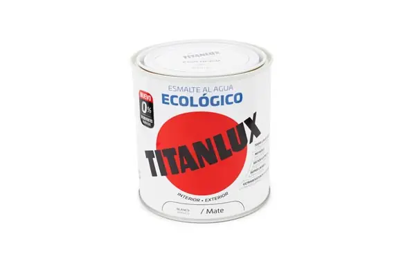Artesanal ESMALTE ECOLOGICO AL AGUA MATE 250 ML BLANCO