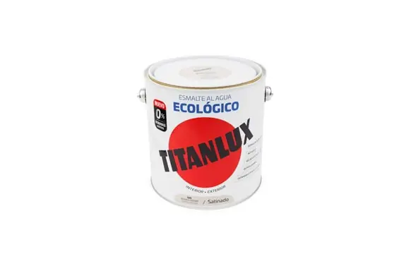 Última Oportunidad ESMALTE ECOLOGICO AL AGUA SATINADO 250 ML BLANCO PIEDRA