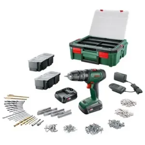 Promoción Exclusiva TALADRO ATORNILLADOR A BATERIA 18 V + SYSTEMBOX + 241 ACCESORIOS