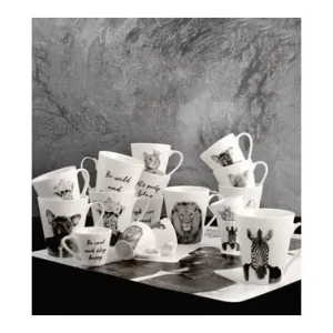 TAZA CAFE NEW BONE CHINA ANIMALS (DISPLAY) 7,5 CL - CAFE Precio Reducido