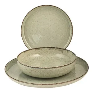 Certificado VAJILLA 12 PZ PORCELANA PEARL VERDE