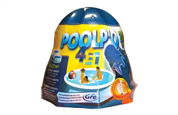 CLORO TRATAMIENTO MENSUAL POOLPO 20 M³ 500 GR Nuevo Modelo