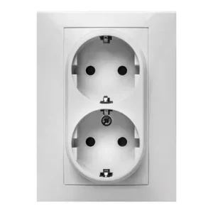 DOBLE TOMA CORRIENTE 16A-250V BLANCO Premium