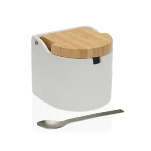AZUCARERO TAPA BAMBU BLANCO Oferta