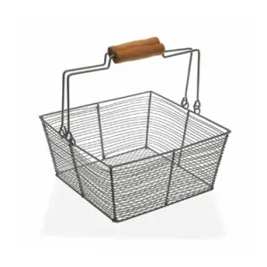 CESTA FRUTERO MULTIUSOS GRIS Precio De Oferta