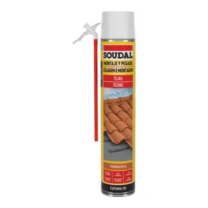 Stock Limitado ESPUMA POLIURETANO TEJAS CANULA 750 ML TERRACOTA