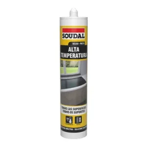 Máxima Calidad SILICONA ALTA TEMPERATURA 290 ML NEGRO