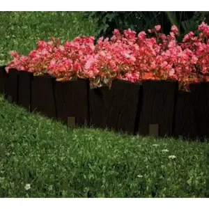 Nueva Colección BORDURA POLIETILENO SIERRA BORDER VERDE - 20 X 80 CM (PACK 4)