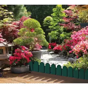 BORDURA POLIETILENO SIERRA BORDER BLANCO - 20 X 80CM (PACK 4UN) Nueva Colección