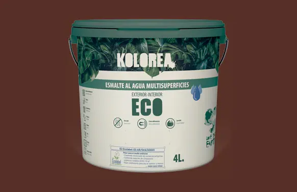 ESMALTE AL AGUA ECO SATINADO 750 ML TABACO Envío Inmediato