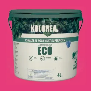 Auténtico ESMALTE AL AGUA ECO SATINADO 750 ML FUCSIA