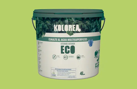 Promoción ESMALTE AL AGUA ECO SATINADO 250 ML VERDE LIMA