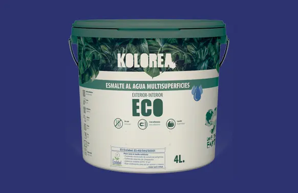 ESMALTE AL AGUA ECO SATINADO 750 ML AZUL CANTÁBRICO Edición Limitada