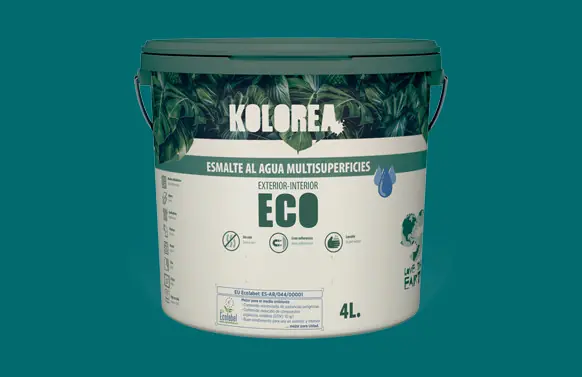 ESMALTE AL AGUA ECO SATINADO 750 ML VERDE JADE Barato