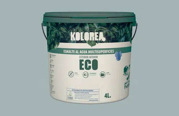 Mejor Precio ESMALTE AL AGUA ECO SATINADO 4 L GRIS PERLA