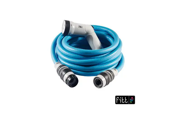 MANGUERA EXTENSIBLE IKON AZUL 15 M CON ACCESORIOS Pedido Al Por Mayor