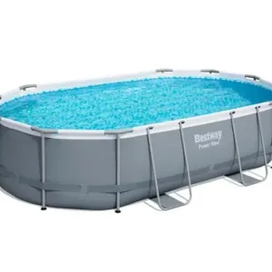 Imprescindible (Must-Have) PISCINA POWER STEEL OVAL 10949 L DEPURADORA DE CARTUCHO 3028 L/H 488 X 305 X 107 CM