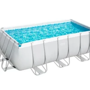 PISCINA POWER STEEL RECTANGULAR 8124 L DEPURADORA DE CARTUCHO 2.006 L/H 412X201X122 CM Ocasión Especial