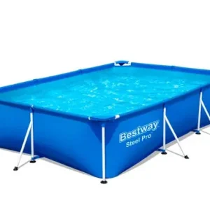 PISCINA STEEL PRO 3300 L DEPURADORA DE CARTUCHO 1249 L/H 300 X 201 X 66 CM Máxima Calidad