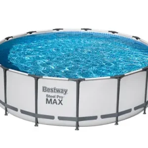 PISCINA STEEL PRO MAX 16015 L DEPURADORA DE CARTUCHO 3028 L/H Ø 457 X 122 CM Profesional