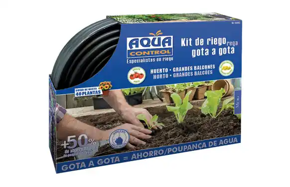 Descuento RIEGO GOTA A GOTA HUERTOS Y GRANDES BALCONES