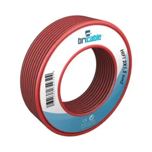 CABLE PARALELO AUDIO 2 X 0,75 MM ROJO-NEGRO 5 M Lujoso