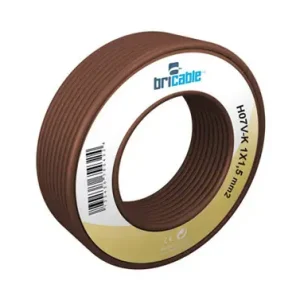 CABLE UNIPOLAR FLEXIBLE 1 X 2,5 MM MARRON 10 M Máxima Calidad