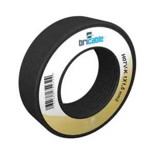 CABLE UNIPOLAR FLEXIBLE 1 X 2,5 MM NEGRO 10 M Moderno