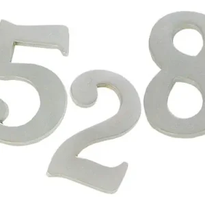 Oferta Especial NUMERO LATON 100 MM 7 CROMO MATE