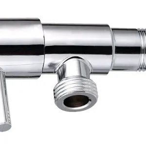 VALVULA ESCUADRA CISTERNA ACERO INOX 1/2"-3/8" Hecho A Mano