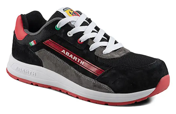 Garantía De Devolución De Dinero ZAPATO ABARTH 595 S3 NEGRO ROJO T 44