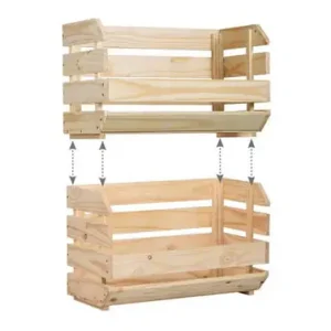 CAJA PINO APILABLE EVOLUTION 60 X 28,5 X 35,3 CM Última Oportunidad