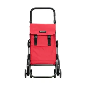 CARRO COMPRA 4 RUEDAS GIR. GO PLUS ECO DESENFUNDAB ROJO Liquidación