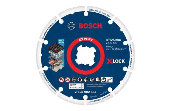 DISCO DIAMANTE SEGMENTADO X-LOCK EXPERT Ø 125 MM Marca Reconocida