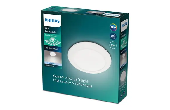 Precio Económico PLAFON COMPACTO LED CINNABAR Ø 25 CM LUZ NEUTRA 640LM 9W