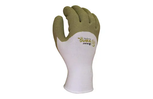 Promoción Exclusiva GUANTE POLIESTER / ALGODON RECUBIERTO LATEX RUGOSO INVIERNO T 7