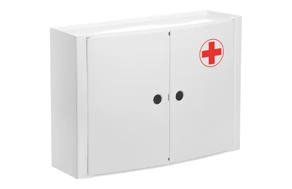 Oferta De Temporada ARMARIO BAÑO BOTIQUIN CRUZ ROJA 46 X 15,5 X 32 CM