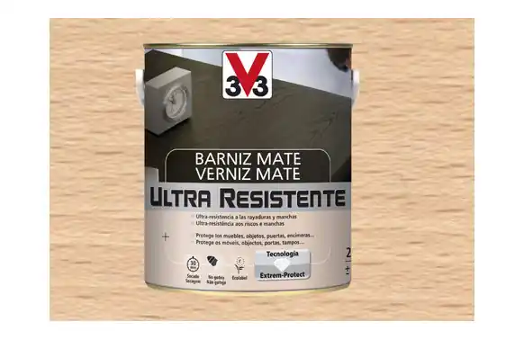 BARNIZ INTERIOR ULTRA RESISTENTE MATE 2,5 L INCOLORO Oferta Limitada