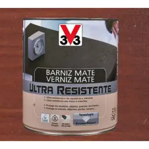 BARNIZ INTERIOR ULTRA RESISTENTE MATE 250 ML CAOBA A Buen Precio