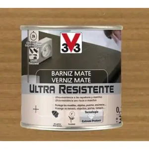 BARNIZ INTERIOR ULTRA RESISTENTE MATE 250 ML ROBLE OSCURO Devolución Gratuita