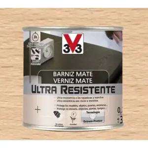 BARNIZ INTERIOR ULTRA RESISTENTE MATE 750 ML INCOLORO Tendencia