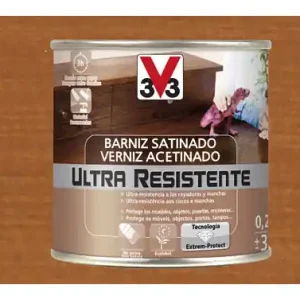BARNIZ INTERIOR ULTRA RESISTENTE SATINADO 250 ML CEREZO Envío Inmediato