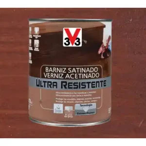 BARNIZ INTERIOR ULTRA RESISTENTE SATINADO 750 ML CAOBA Bestseller