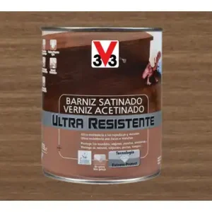 BARNIZ INTERIOR ULTRA RESISTENTE SATINADO 750 ML NOGAL Precio Rebajado