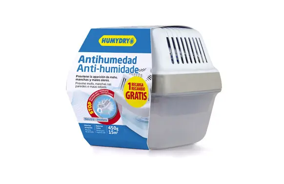 ANTIHUMEDAD DISPOSITIVO + 2 RECARGAS 450 GR HUMYDRY NEUTRO PREMIUM PLUS Oferta