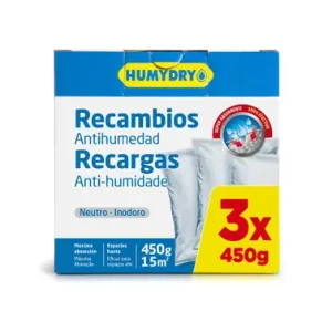 Promoción ANTIHUMEDAD RECARGA 450 GR (3 UDS) HUMYDRY NEUTRO