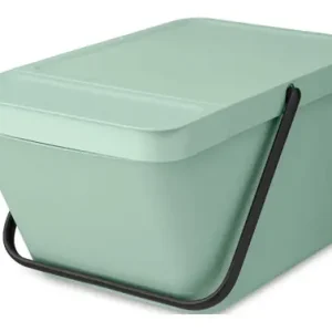 CUBO RECICLAJE SORT & GO APILABLE VERDE JADE 20 L Precio Rebajado