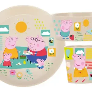 VAJILLA INFANTIL SET 3 PZAS PEPA PIG Oferta Limitada